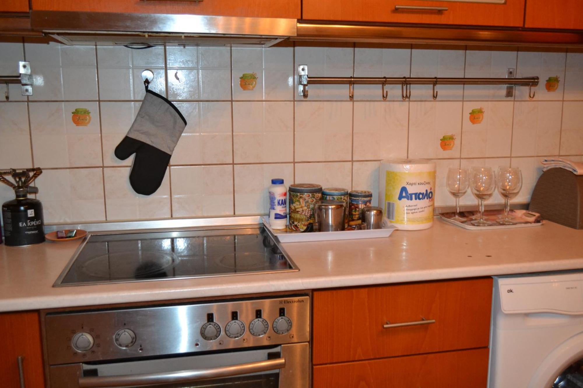 Vasiliki'S Cosy House Apartment Nea Michaniona Bagian luar foto